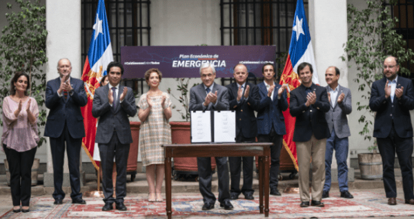 PRESIDENTE PRESENTA PLAN ECONÓMICO DE EMERGENCIA POR US$11.750 MILLONES PARA PROTEGER EL EMPLEO Y A LAS PYMES