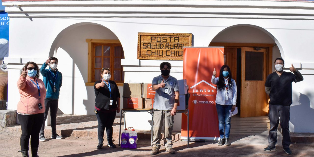 POSTAS RURALES DE TOCONCE, AYQUINA, CASPANA, CHIU-CHIU Y LASANA FUERON EQUIPADAS CON INSUMOS SANITARIOS PARA PREVENIR EL COVID-19