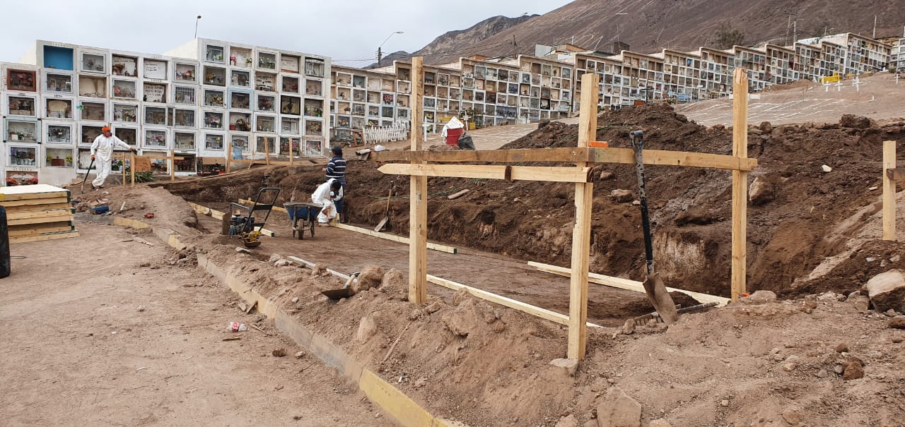 INICIAN OBRAS DE CONSTRUCCIÓN DE NICHOS EN CEMENTERIO GENERAL DE ANTOFAGASTA