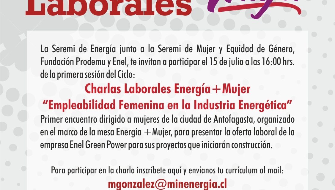 Energía + Mujer gestiona plazas de trabajo a través de Talleres Laborales