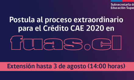 EXTIENDEN UNA SEMANA POSTULACIÓN EXCEPCIONAL   AL CRÉDITO CON GARANTÍA ESTATAL (CAE)