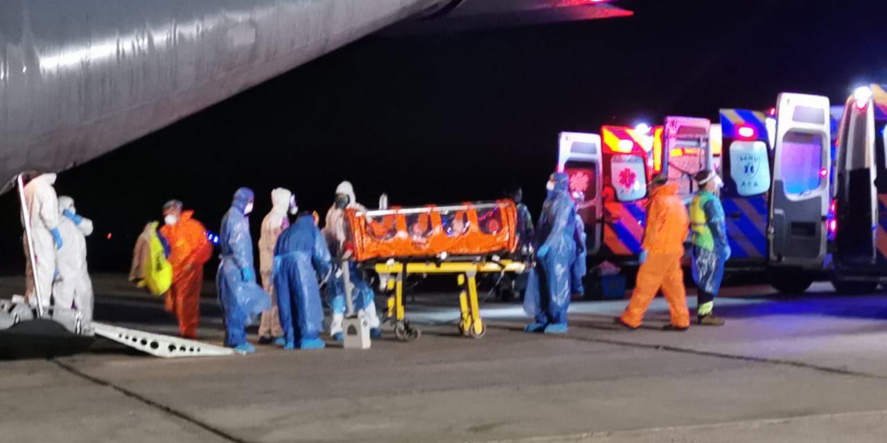 OPERATIVO AÉREO TRASLADÓ A CUATRO NUEVOS PACIENTES DESDE ANTOFAGASTA HASTA OSORNO