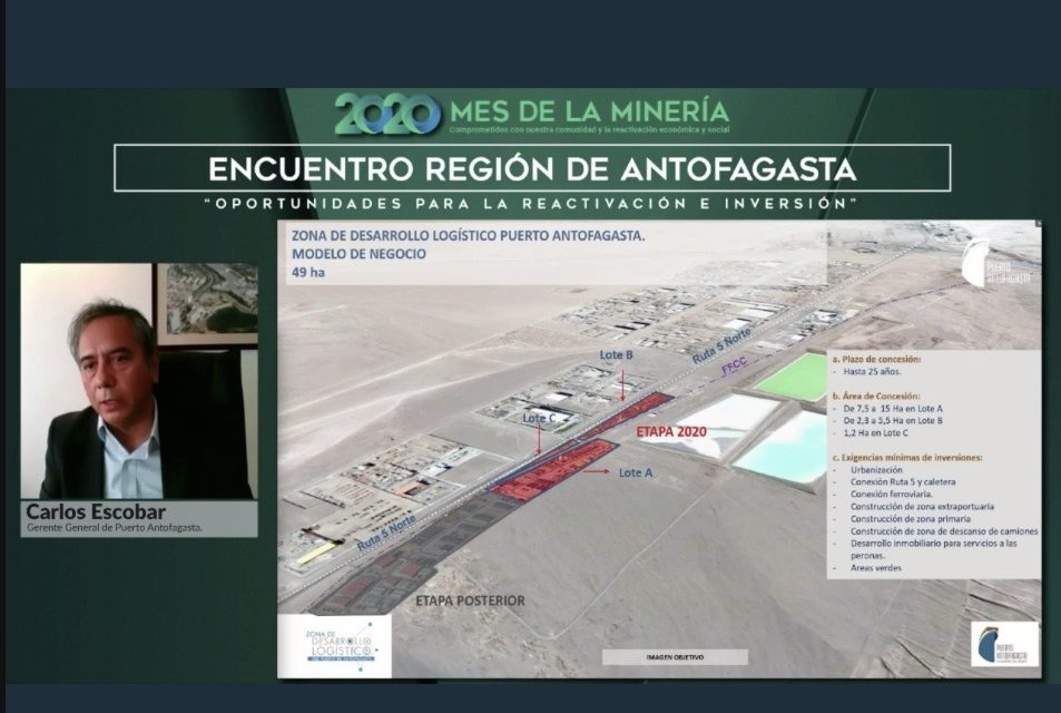 Puerto Antofagasta expone en el Encuentro Región de Antofagasta: Oportunidades para la reactivación e inversión en el marco del Mes de la Minería 2020