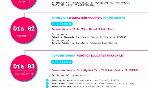 Ministerio de Educación y la Fundación País Digital presentan primera versión de Robotic Fest para visibilizar la robótica educativa y su impacto en el país