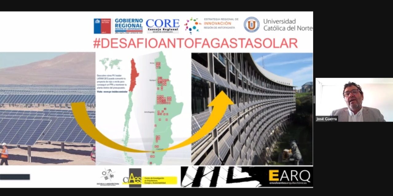 En encuentro Universidad-Empresa, la Escuela de Arquitectura de la UCN invitó a pensar sobre la gestión de Energías Renovables en edificios de Antofagasta