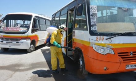 Codelco entregó equipos de sanitización autónomos a microbuseros de Calama