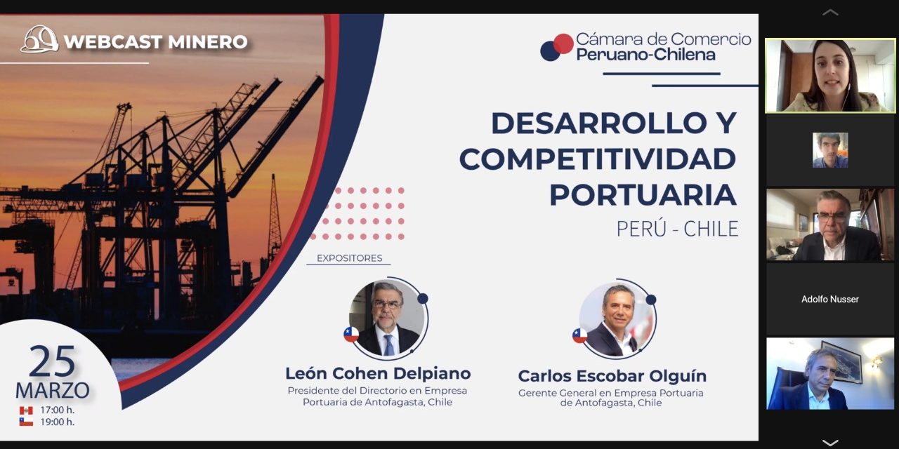 Empresa Portuaria Antofagasta presentó sus proyectos en Webcast Minero: Desarrollo y Competitividad Portuaria Perú – Chile