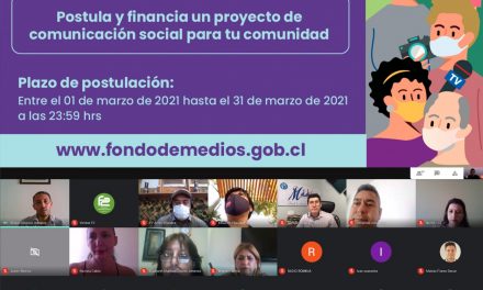 Seremi de Gobierno presenta bases de Fondo de Medios 2021