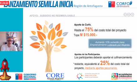 Comité Corfo Antofagasta abre concurso Semilla Inicia para emprendedores y emprendedoras