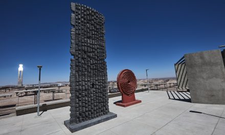 Instalan esculturas del premio nacional de Artes Federico Assler en Cerro Dominador