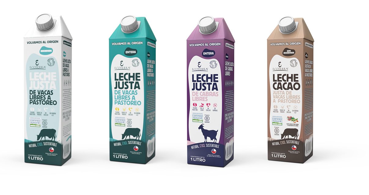 ECOTERRA PRESENTA PRIMERA LECHE DE VACAS Y DE CABRAS LIBRES EN ENVASES LARGA VIDA