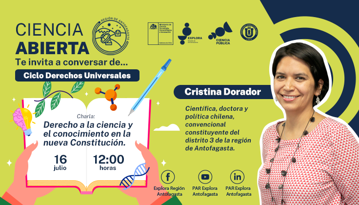 Constituyente por la Región de Antofagasta participará en conversatorio sobre Derechos Universales