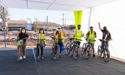 Comunidad de María Elena inaugura su primera ciclovía