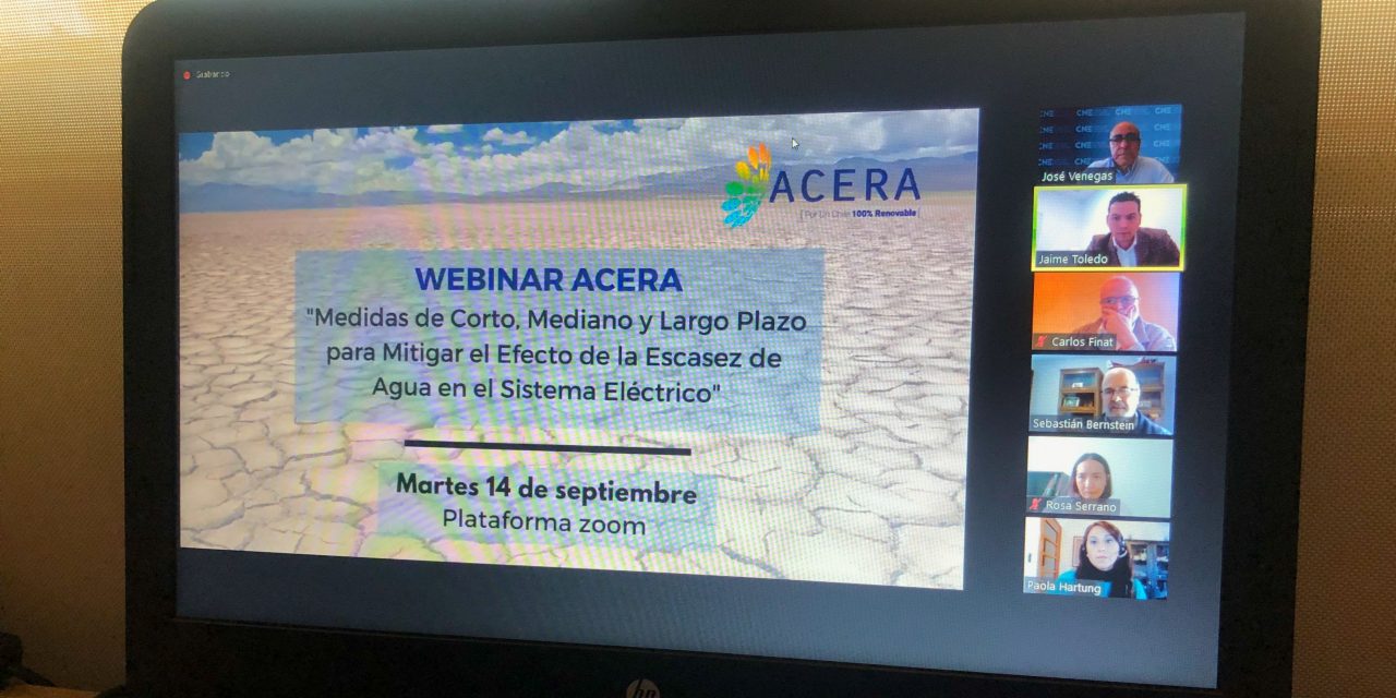 ACERA PRESENTA PROPUESTAS PARA MITIGAR LOS EFECTOS DE LA ESCASEZ DE AGUA EN EL SISTEMA ELÉCTRICO