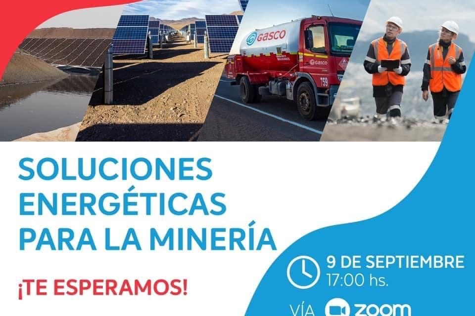 Webinar Soluciones energéticas para la minería: Modelos innovadoras para la industria, 09 de septiembre, 17.00 hrs