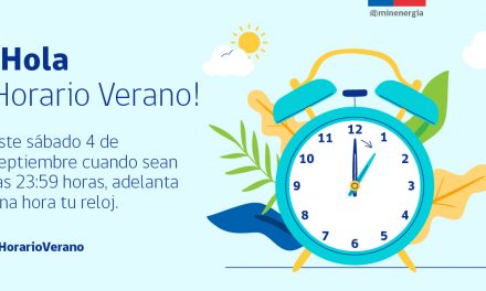 Horario de verano comienza a regir la media noche de este sábado 04 de septiembre