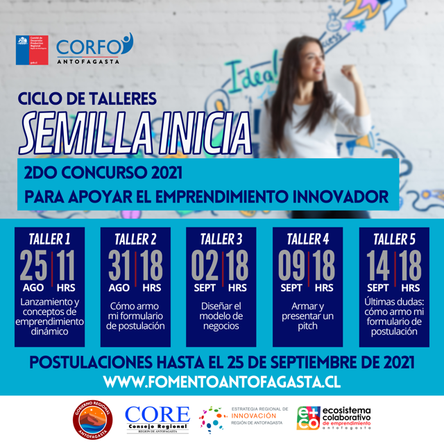 COMITÉ CORFO ANTOFAGASTA ABRE CONCURSO PARA POTENCIAR EL EMPRENDIMIENTO DINÁMICO