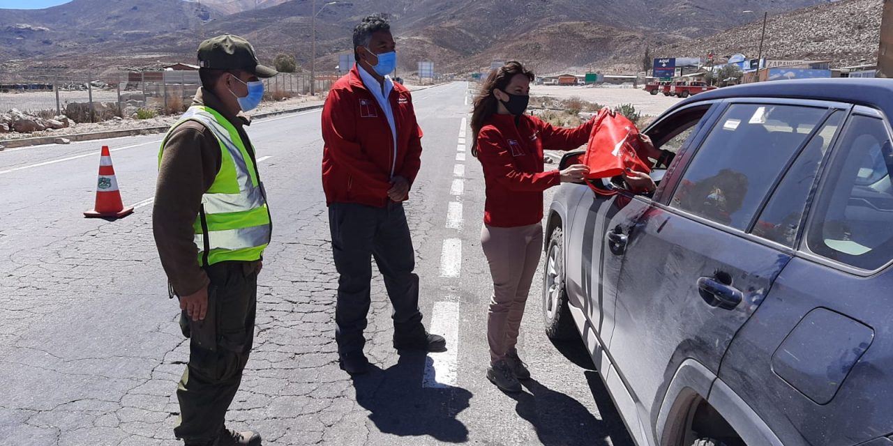 Autoridades e instituciones de la Región de Arica y Parinacota realizaron operativo para un turismo seguro en fiestas patrias