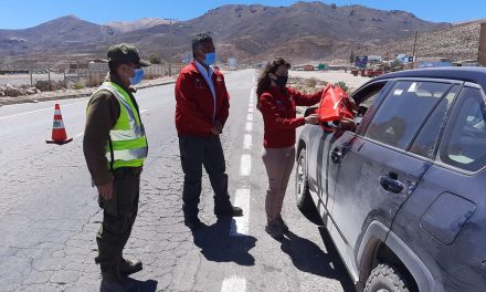 Autoridades e instituciones de la Región de Arica y Parinacota realizaron operativo para un turismo seguro en fiestas patrias