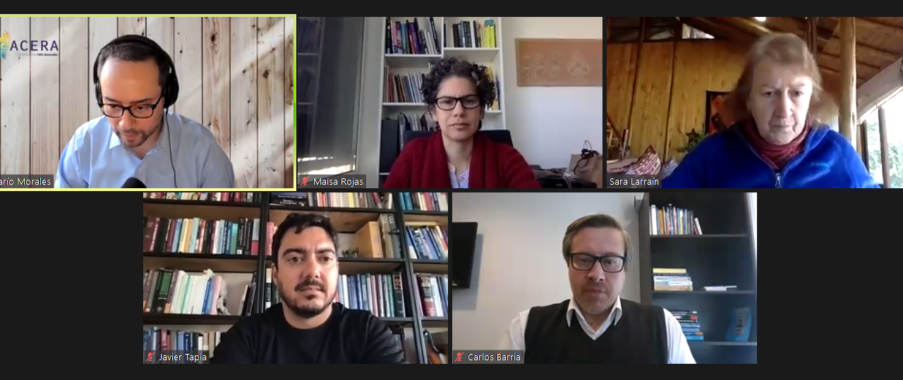 La discusión sobre la Transición Energética de Chile se toma el Ciclo de Webinars ACERA