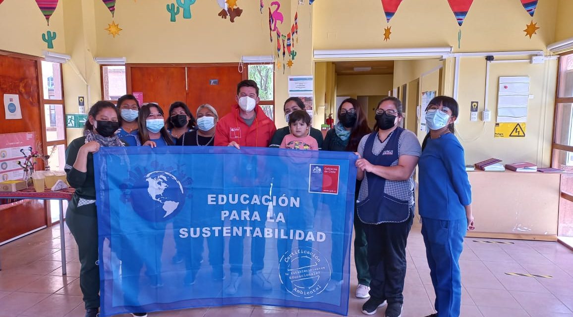 Jardín Infantil “Los Conejitos Blancos” de Chiu Chiu recibió certificación ambiental escolar