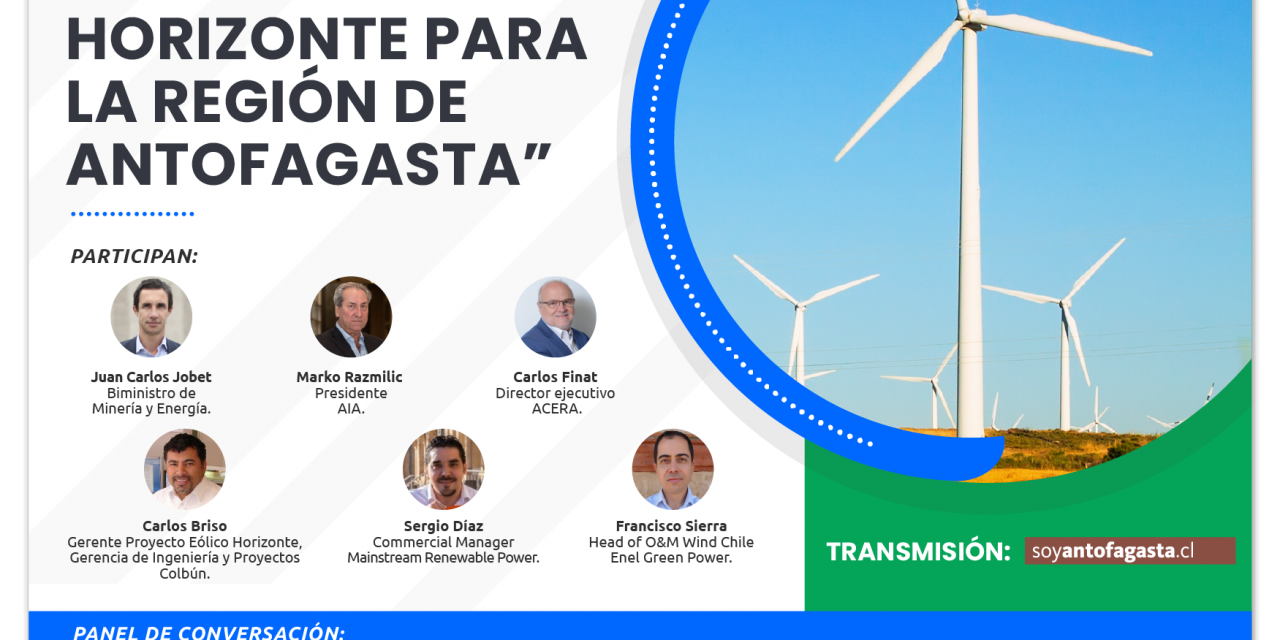 Industria, expertos y representantes de la comunidad conversarán sobre el futuro de la Energía Eólica en Webinar organizado por la AIA