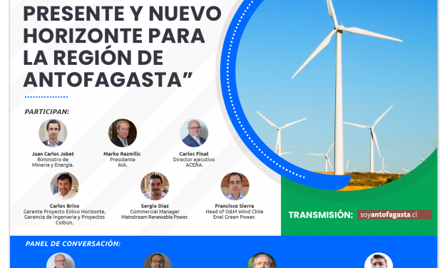 Industria, expertos y representantes de la comunidad conversarán sobre el futuro de la Energía Eólica en Webinar organizado por la AIA