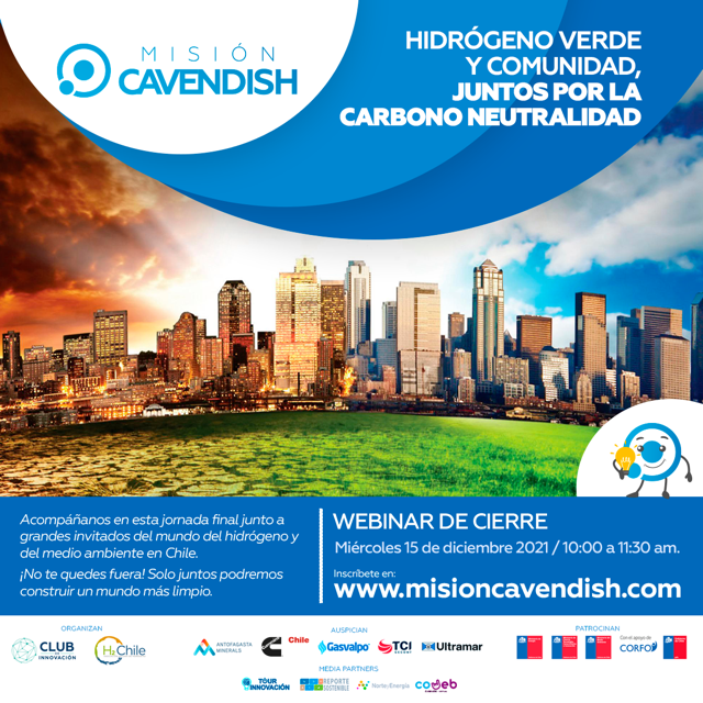 Misión Cavendish:  Ciudadanía podrá conocer proyectos de hidrógeno verde y su impacto medioambiental en el norte de Chile