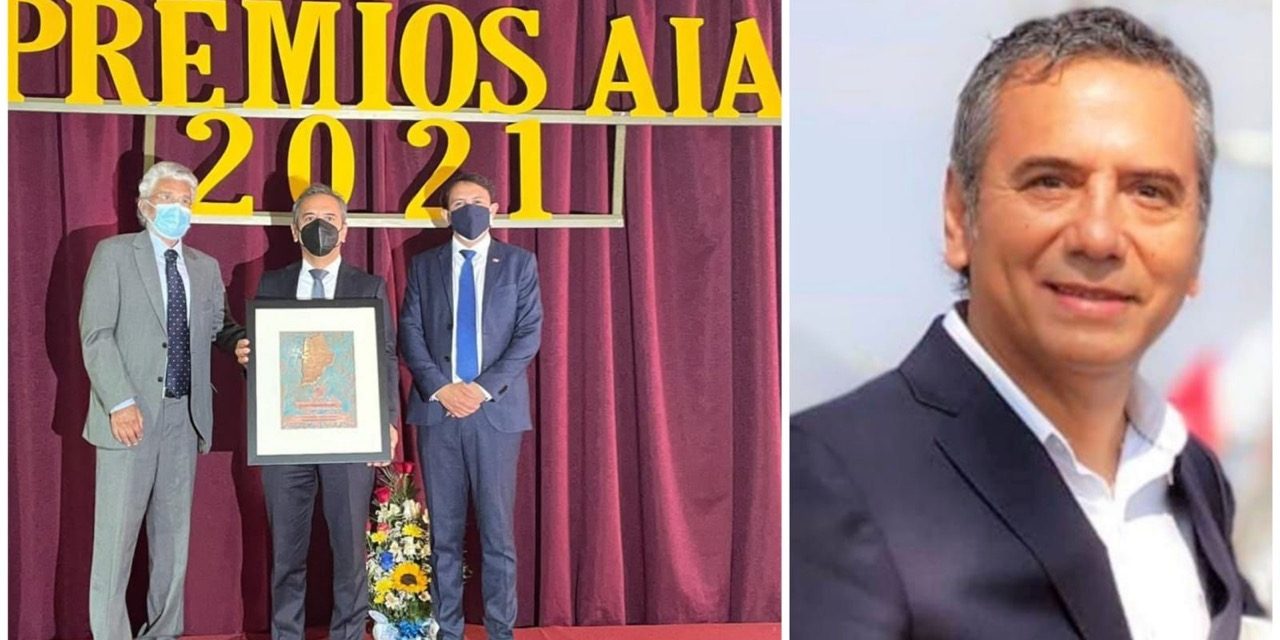 Carlos Escobar Gerente General de Puerto Antofagasta fue reconocido por la AIA con Premio Radoslav Razmilic 2021