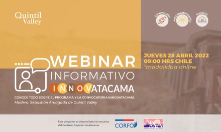 A TRAVÉS DE WEBINARS ABIERTOS A LA COMUNIDAD, QUINTIL VALLEY ENTREGA DETALLES DE LA CONVOCATORIA A EMPRENDEDORES E INNOVADORES DE LA REGIÓN