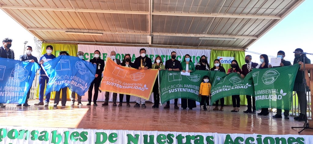 Seis establecimientos educacionales de Calama recibieron su certificación ambiental escolar