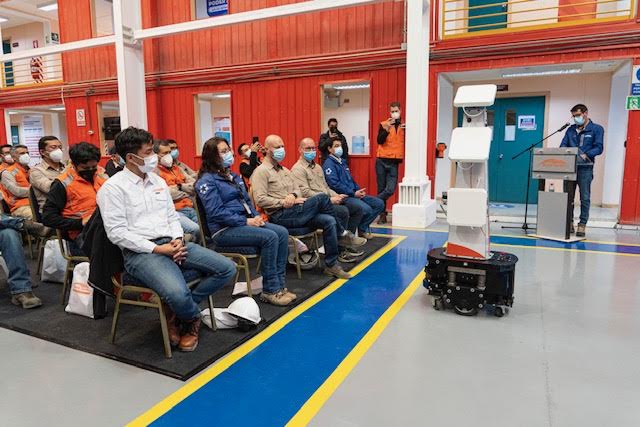 Sierra Gorda SCM es la primera minera en Latinoamérica en usar un robot autónomo para el conteo de inventario