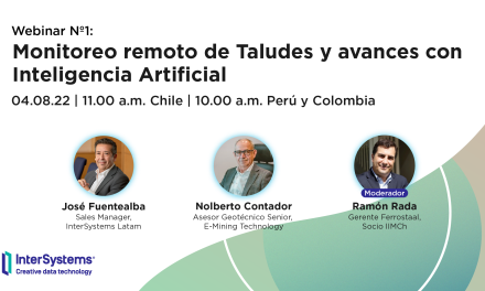 Webinar de InterSystems abordará el monitoreo remoto de taludes y los avances con Inteligencia Artificial