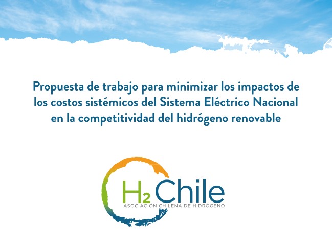 H2 Chile lanza estudio para impulsar el desarrollo de la industria de hidrógeno renovable en Chile