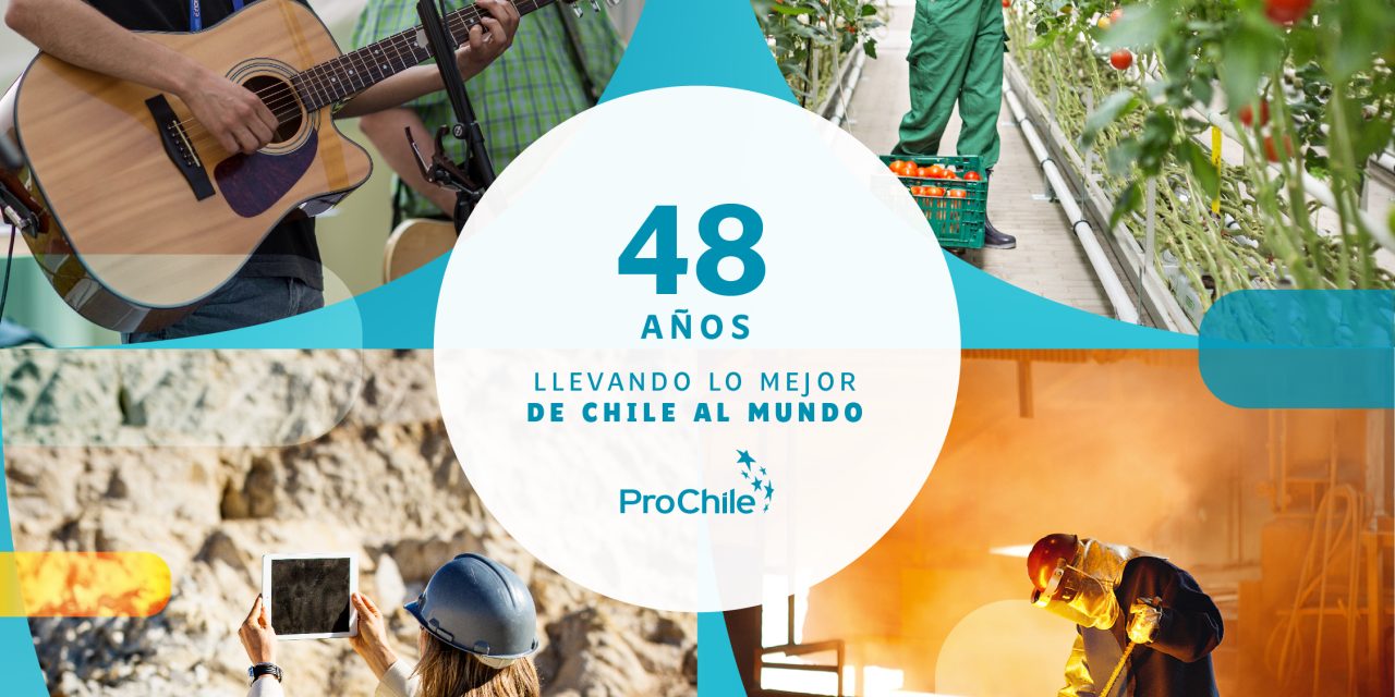 ProChile celebra 48 años apoyando a las empresas chilenas con un claro foco en la inclusión y sostenibilidad.