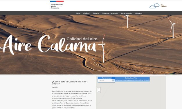 Ministerio del Medio Ambiente habilitó plataforma de acceso a información ciudadana en línea del PDA de Calama