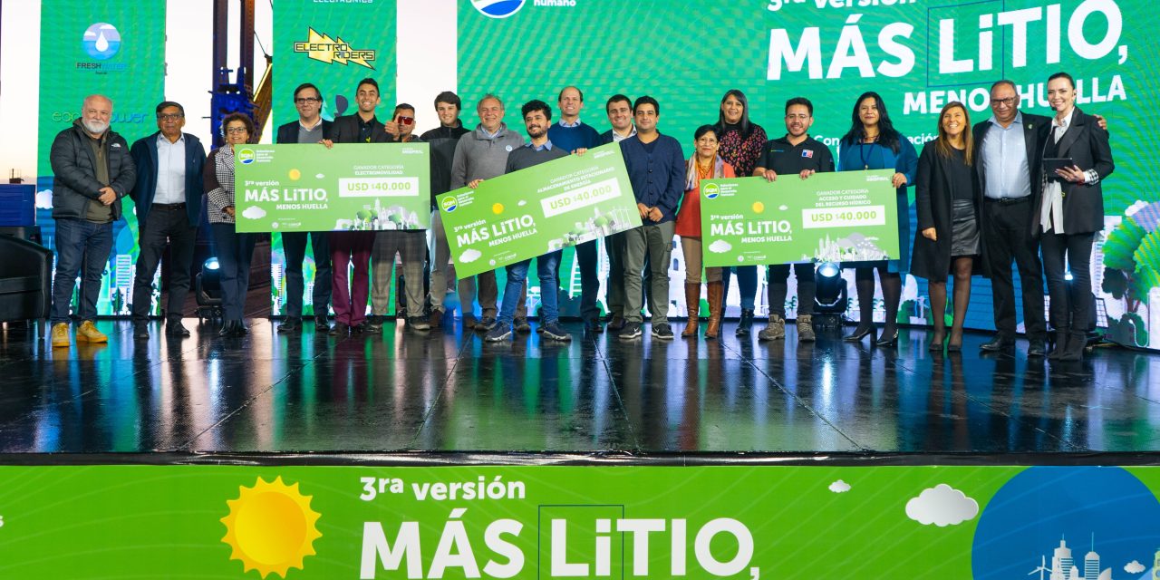 Startups de Calama, Valparaíso y Santiago se imponen en la 3ra versión del “Más Litio, menos huella”