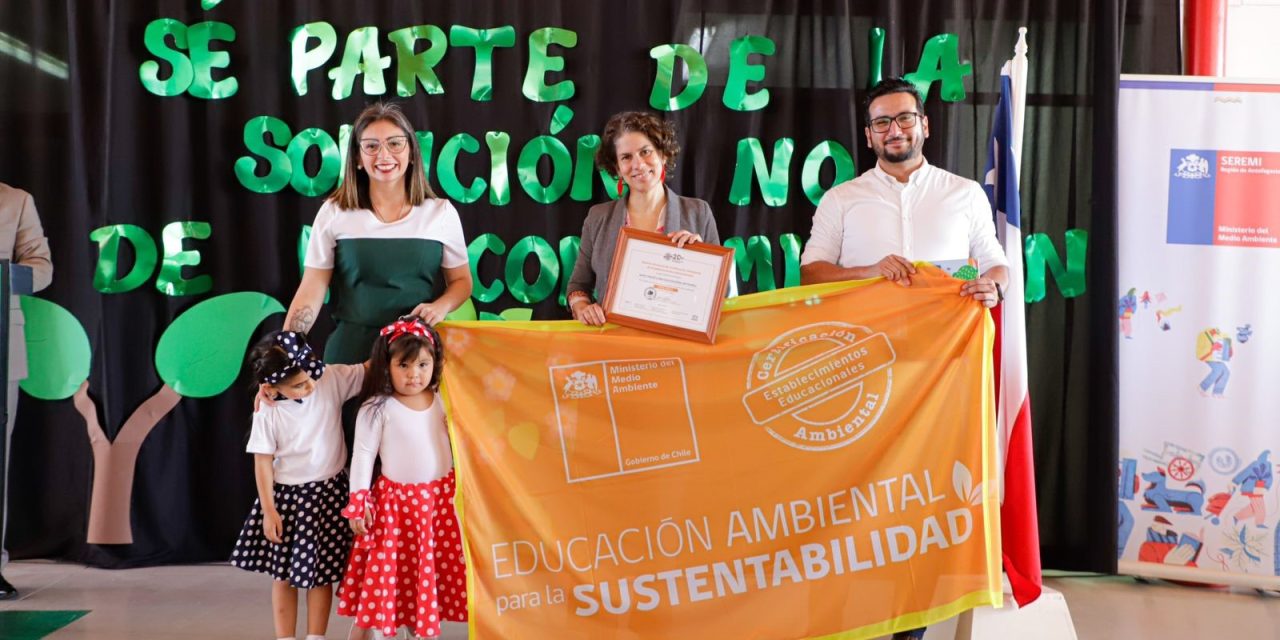 Ministra de Medio Ambiente entregó certificación ambiental a Jardín  Infantil “Estrellitas del Pacífico” de Tocopilla