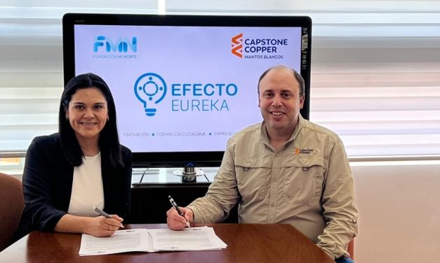 Capstone Copper Mantos Blancos y Fundación Mi Norte renuevan convenio para concretar sexta versión de programa Efecto Eureka en la Región de Antofagasta