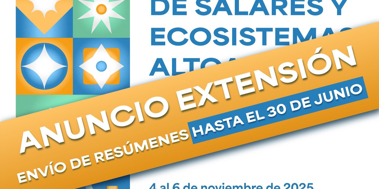 Se extiende convocatoria para el Primer Congreso de Salares y Ecosistemas Altoandinos en Calama