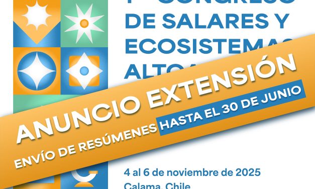 Se extiende convocatoria para el Primer Congreso de Salares y Ecosistemas Altoandinos en Calama