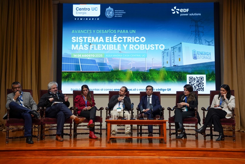 Actores clave del sector energético se reunieron en seminario EDF y UC sobre flexibilidad y robustez del sistema eléctrico